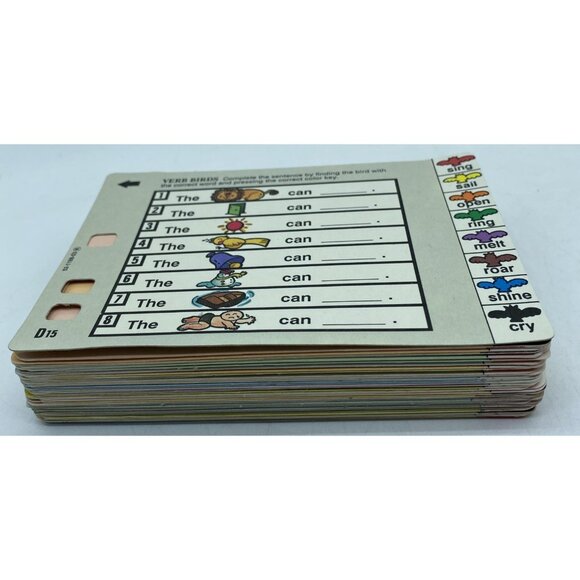 Vintage 1989 Vtech Little Talking Scholar Toy Original Set And 3 Expansion Sets - Picture 8 of 16